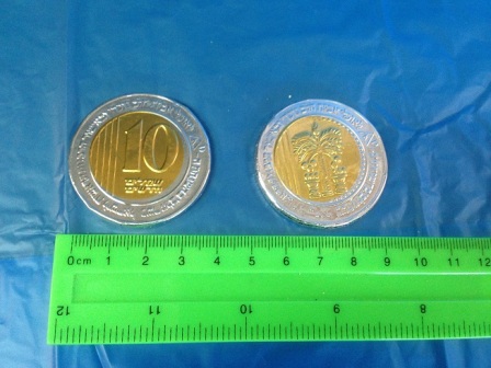 מטבעות שוקולד ,ענק 10 ש"ח 10 יחידות