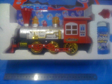 קטר  מעיף בועות סבון ענק ,סוללות