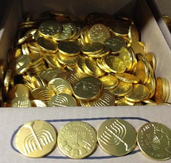 מטבעות שוקולד , 5 גרם 100 יחידות