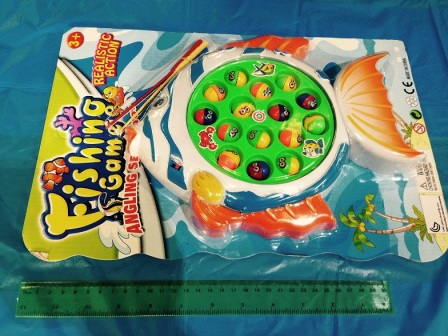 משחק דגים סוללות גדול צורת דג