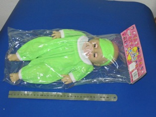 בובה בוכה עם מוצץ